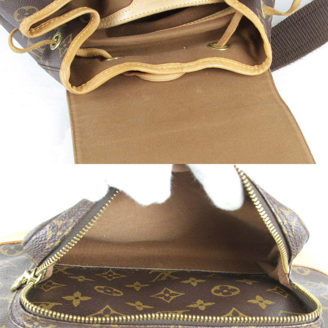 『USED』 
LOUIS VUITTON ルイ・ヴィトン 
 モンスリ M51135 リュック・デイパック 
モノグラムキャンバス モノグラム