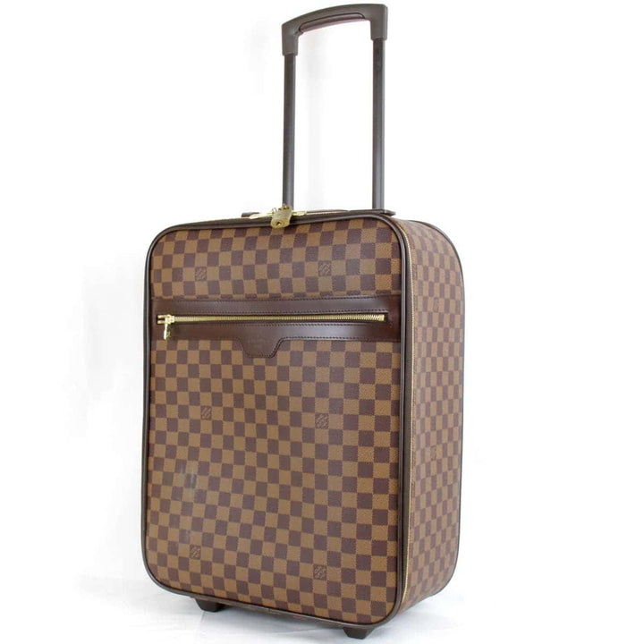美品『USED』 
LOUIS VUITTON ルイ・ヴィトン 
 ペガス45 N23293 キャリーバッグ 
ダミエキャンバス エベヌ トロリー スーツケース