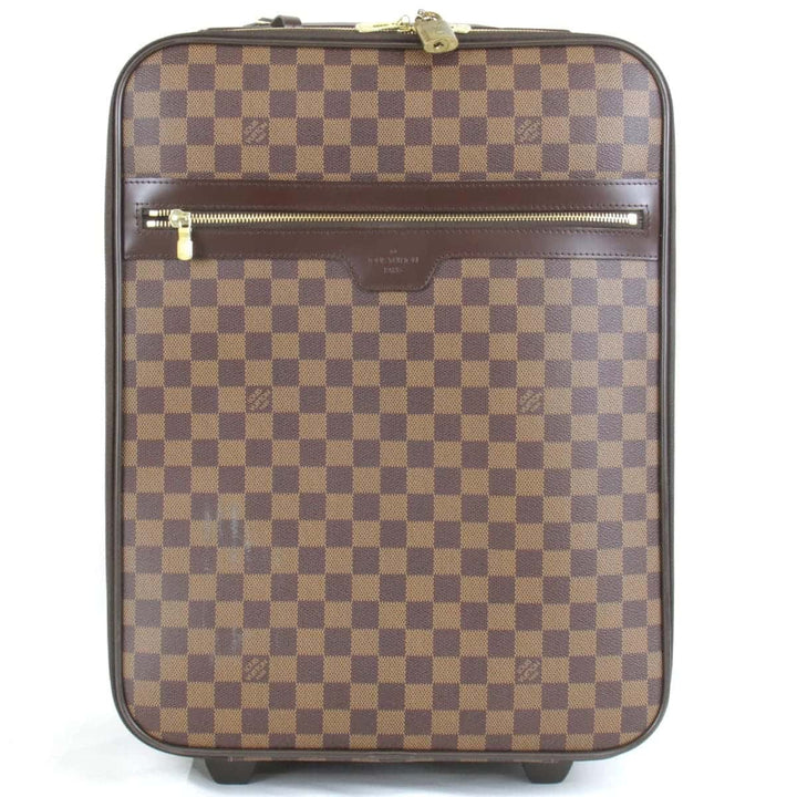美品『USED』 
LOUIS VUITTON ルイ・ヴィトン 
 ペガス45 N23293 キャリーバッグ 
ダミエキャンバス エベヌ トロリー スーツケース