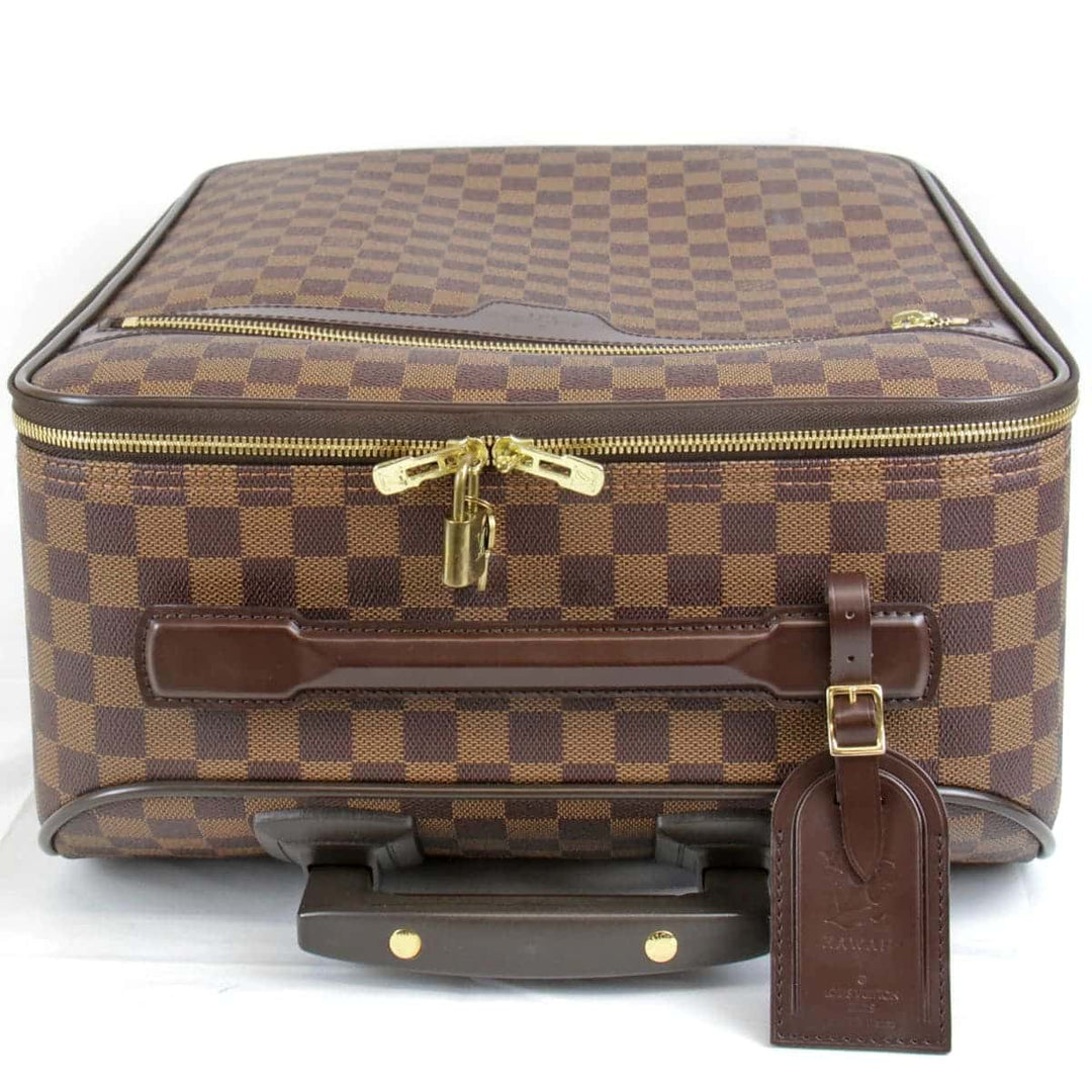 美品『USED』 
LOUIS VUITTON ルイ・ヴィトン 
 ペガス45 N23293 キャリーバッグ 
ダミエキャンバス エベヌ トロリー スーツケース