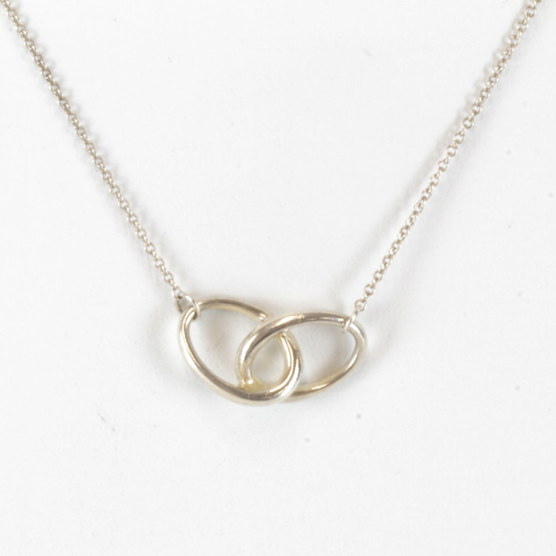『USED』 シルバー925 
TIFFANY&Co. TIFFANY & Co. ダブルループ 2.8g ネックレス