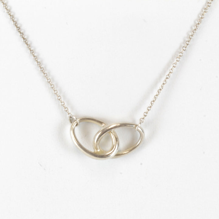 『USED』 シルバー925 
TIFFANY&Co. TIFFANY & Co. ダブルループ 2.8g ネックレス