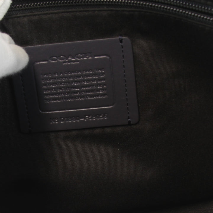 良品『USED』 
COACH コーチ 
 F59056 ブリーフケース ショルダーバッグ 
レザー ブラック