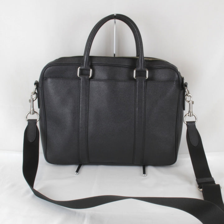 良品『USED』 
COACH コーチ 
 F59056 ブリーフケース ショルダーバッグ 
レザー ブラック