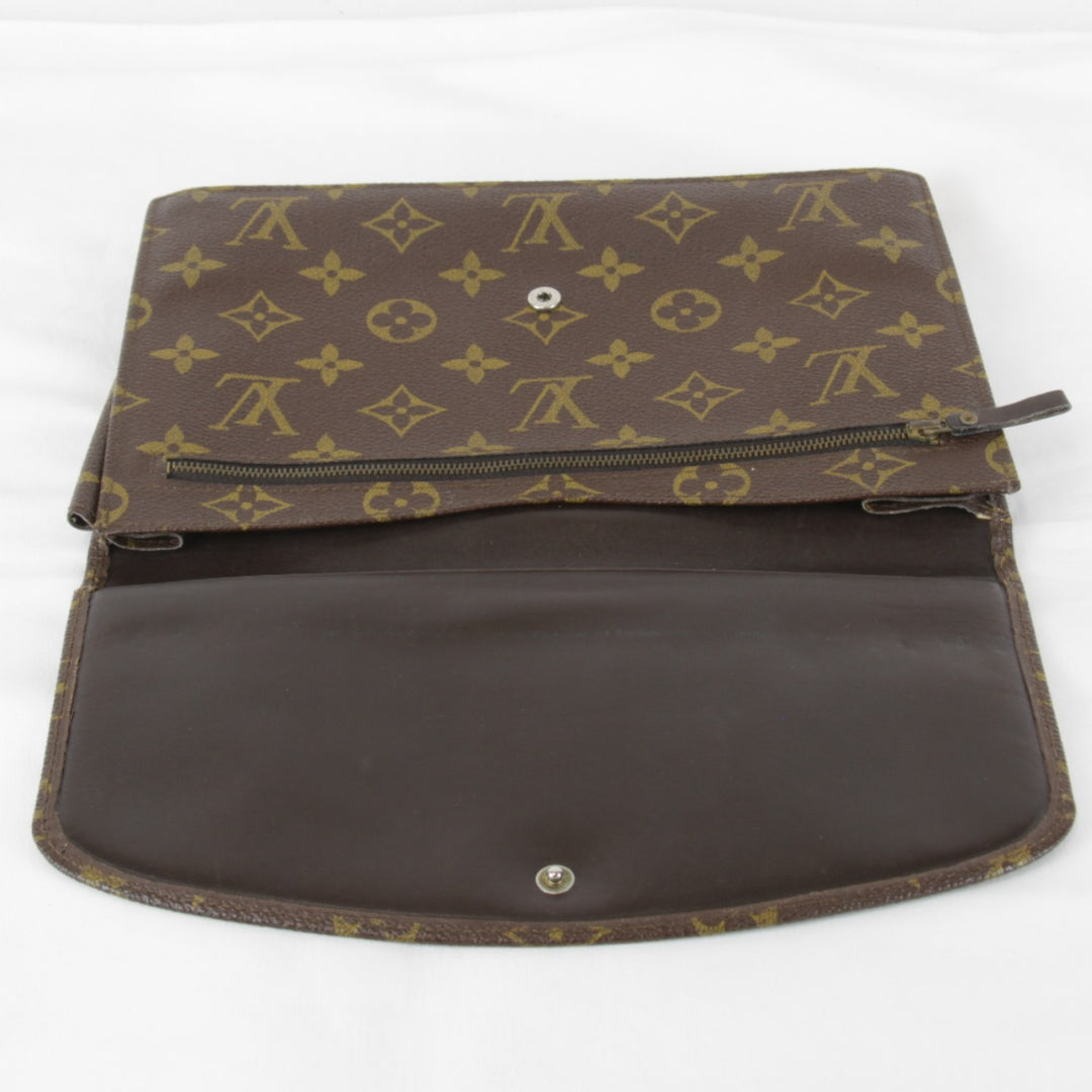 『USED』 
LOUIS VUITTON ルイ・ヴィトン 
 ポシェットラバ23 M51940/822 ポーチ 
モノグラムキャンバス ブラウン