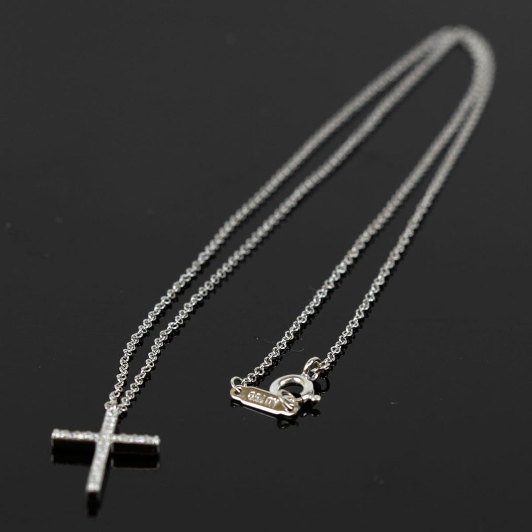 美品『USED』 K18 
TIFFANY&Co. クロス ネックレス
 2.4g
