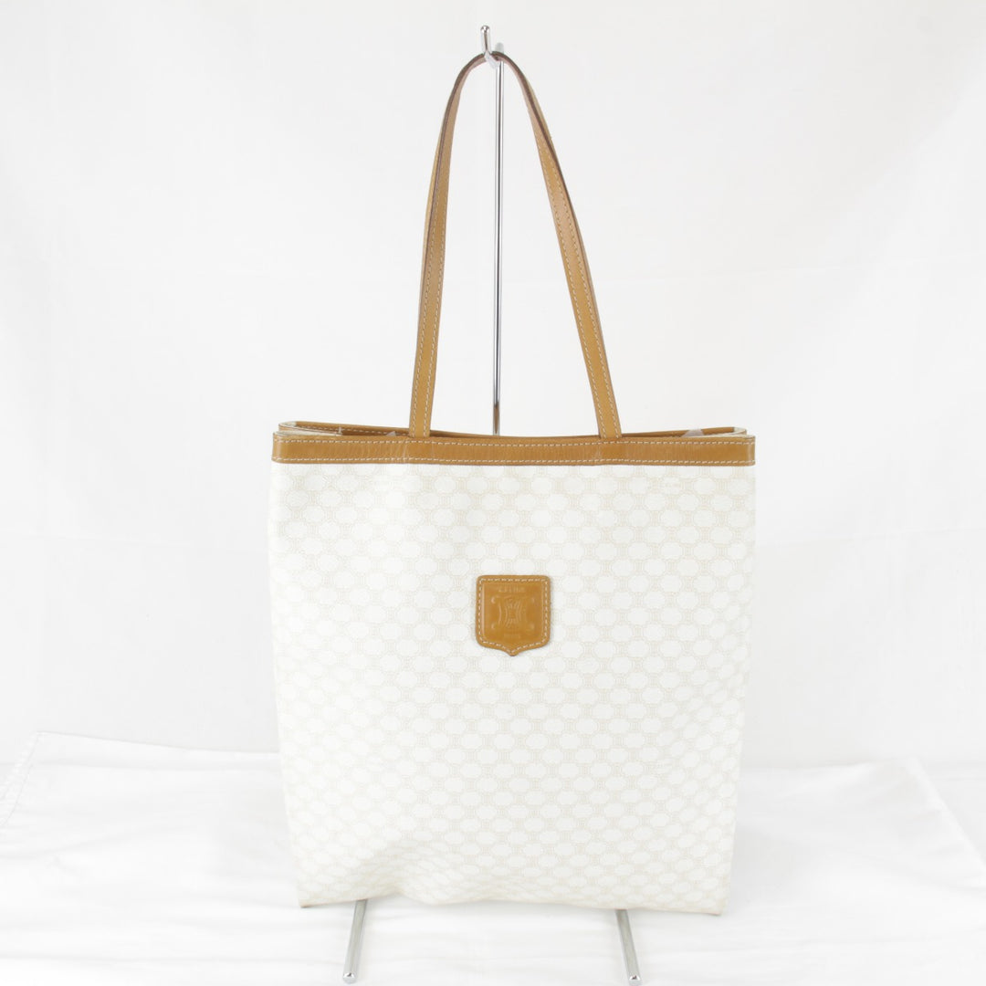 『USED』 
CELINE セリーヌ 
 トートバッグ 
キャンバス ホワイト