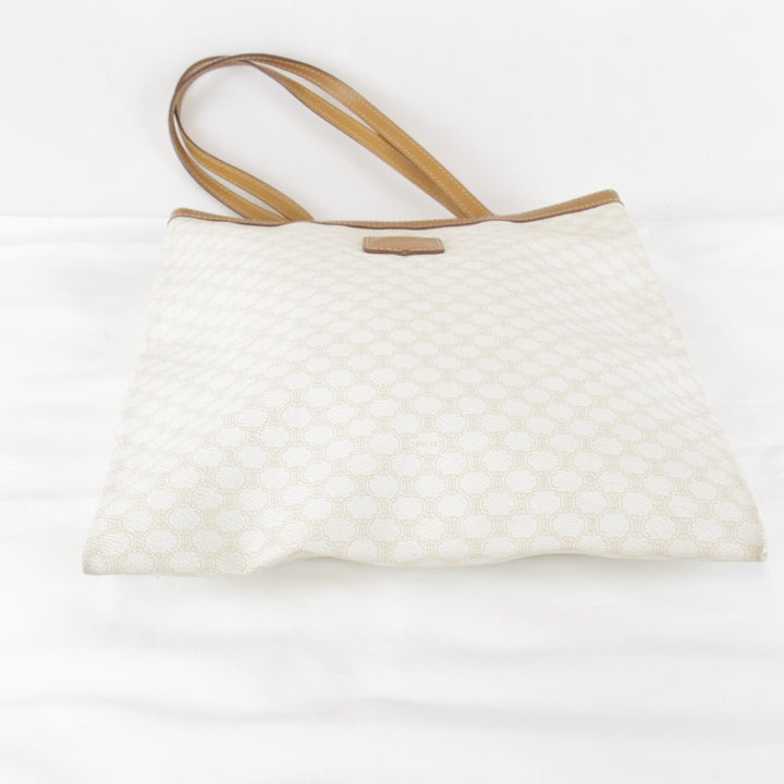 『USED』 
CELINE セリーヌ 
 トートバッグ 
キャンバス ホワイト