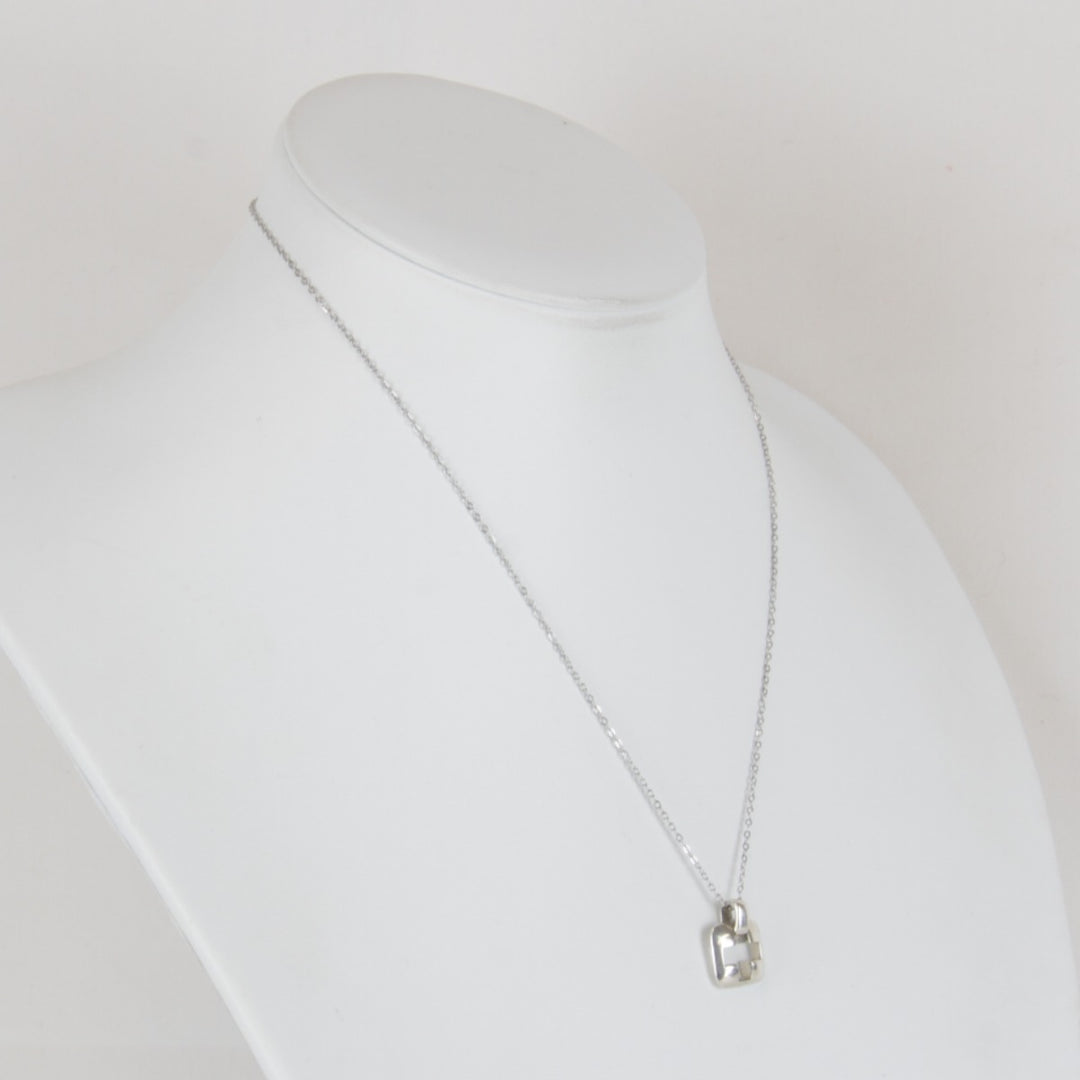 『USED』 シルバー925 
TIFFANY&Co. ピアストクロス チェーン社外品 ネックレス
 4g
