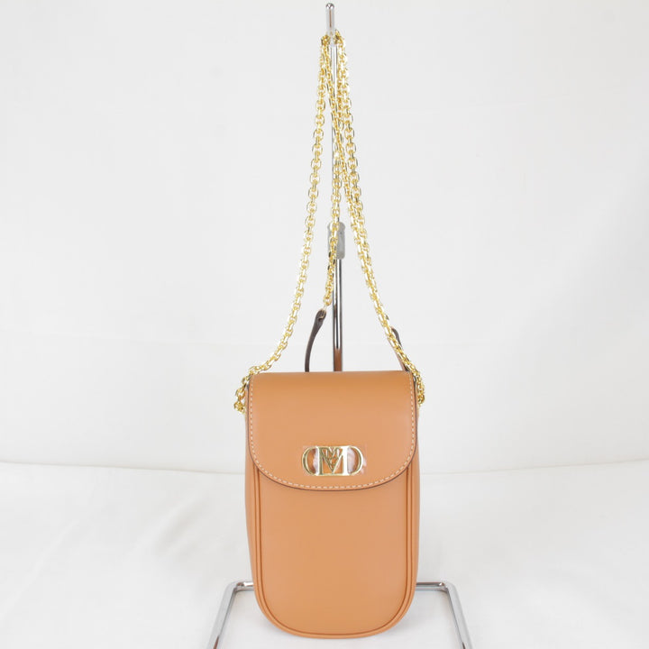 極美品『USED』 
MCM エム・シー・エム 
 ショルダーバッグ 
レザー オレンジ