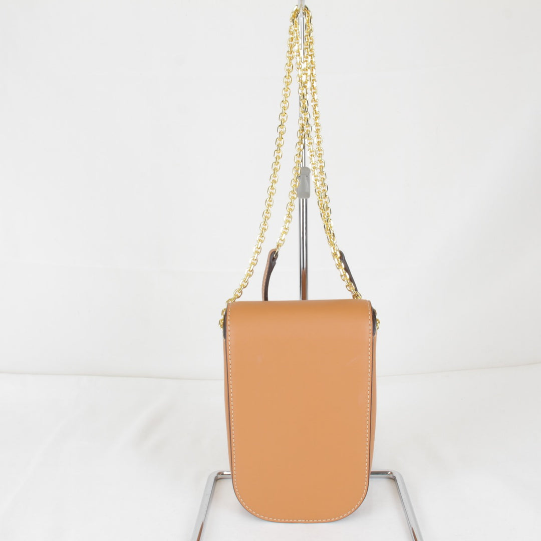 極美品『USED』 
MCM エム・シー・エム 
 ショルダーバッグ 
レザー オレンジ