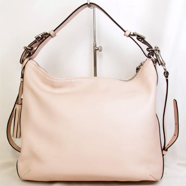 良品『USED』 
COACH コーチ 
 22381 ショルダーバッグ 
レザー ライトピンク