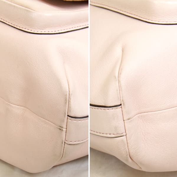 良品『USED』 
COACH コーチ 
 22381 ショルダーバッグ 
レザー ライトピンク