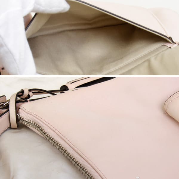 良品『USED』 
COACH コーチ 
 22381 ショルダーバッグ 
レザー ライトピンク
