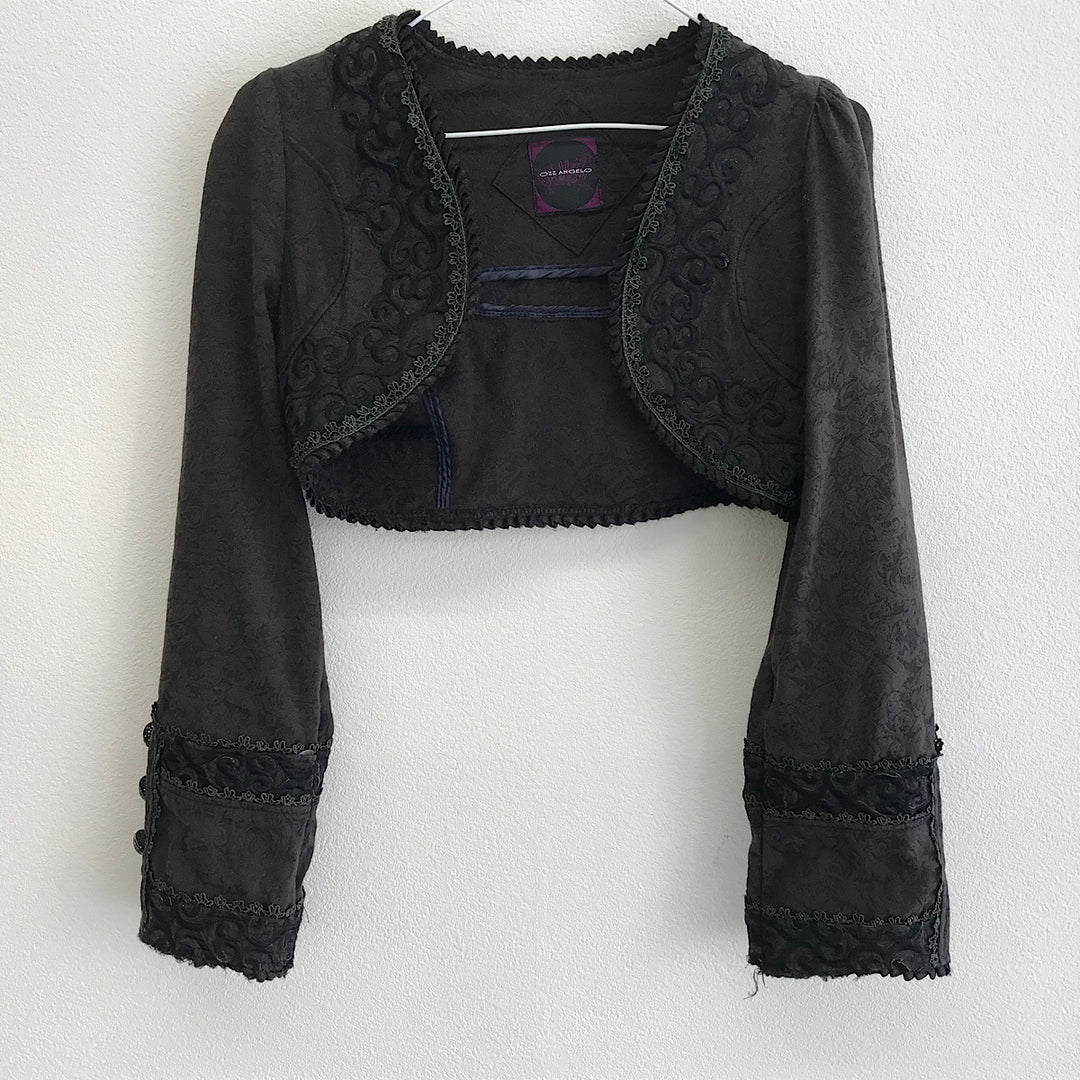 『USED』 
 
 OZZ ANGELO ジャケット　ベスト セットアップ 
 ブラウン系