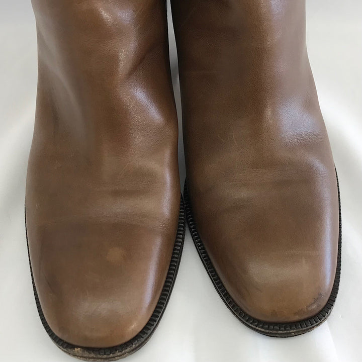 『USED』 
 
 HIROFU ロングブーツ 23.5cm ブーツ 
レザー ブラウン系