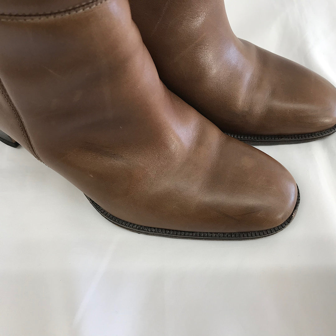 『USED』 
 
 HIROFU ロングブーツ 23.5cm ブーツ 
レザー ブラウン系