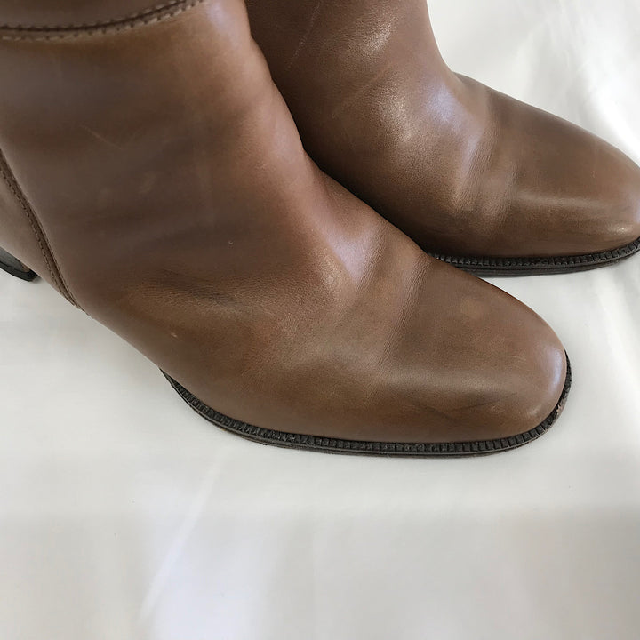 『USED』 
 
 HIROFU ロングブーツ 23.5cm ブーツ 
レザー ブラウン系