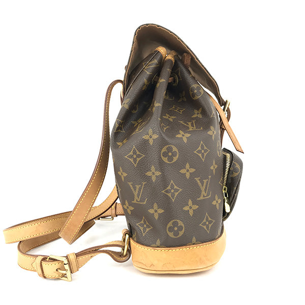 LOUIS VUITTON ルイ・ヴィトン 
 モンスリMM M51136 リュック・デイパック 
モノグラムキャンバス ブラウン
