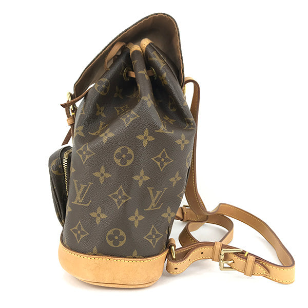 LOUIS VUITTON ルイ・ヴィトン 
 モンスリMM M51136 リュック・デイパック 
モノグラムキャンバス ブラウン