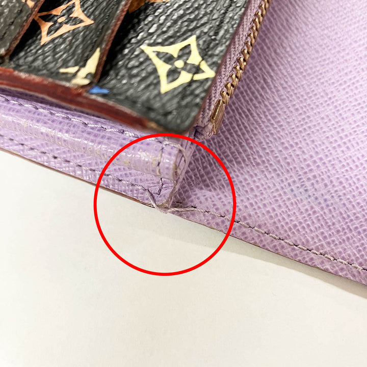 LOUIS VUITTON ルイ・ヴィトン 
 ポルトフォイユ・サラ ヴィオレ M60273 長財布 
PVC ブラック