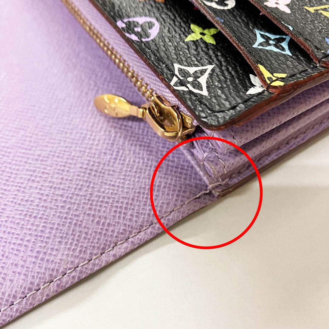 LOUIS VUITTON ルイ・ヴィトン 
 ポルトフォイユ・サラ ヴィオレ M60273 長財布 
PVC ブラック
