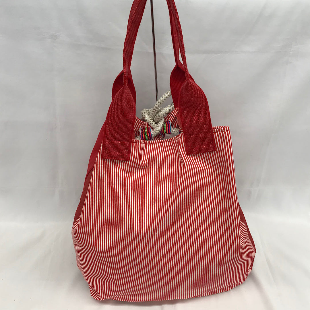『USED』 
 
 Purocora zon プロコラソン　バッグ トートバッグ 
麻/スパンコール  レッド系