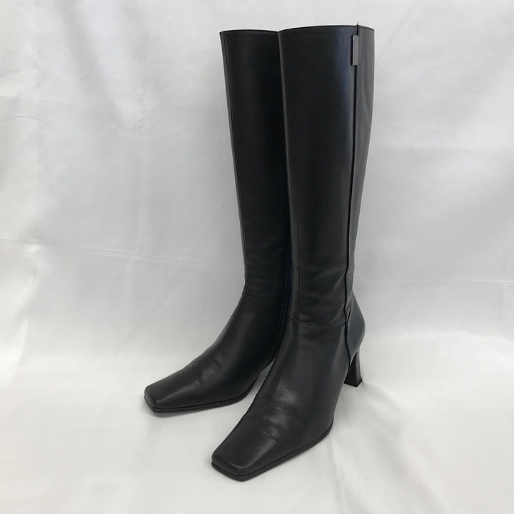 『USED』 
 
 TRUSSARDI トラサルディ ロングブーツ 23.0cm ブーツ 
レザー ブラック系