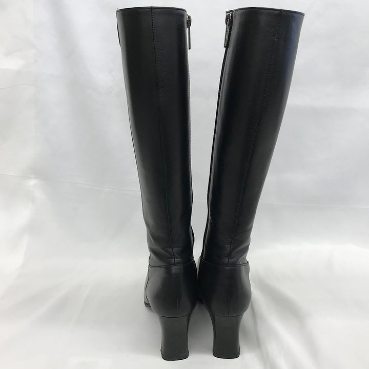 『USED』 
 
 TRUSSARDI トラサルディ ロングブーツ 23.0cm ブーツ 
レザー ブラック系