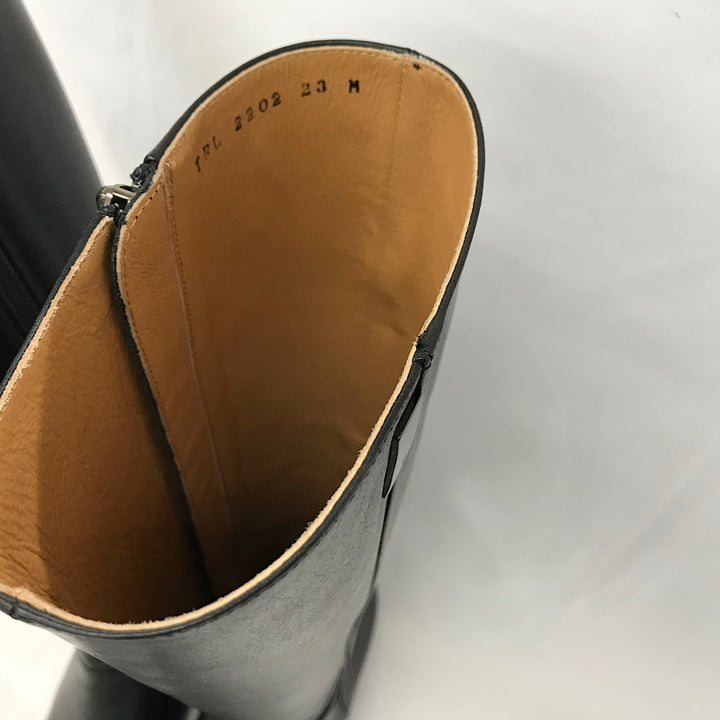 『USED』 
 
 TRUSSARDI トラサルディ ロングブーツ 23.0cm ブーツ 
レザー ブラック系