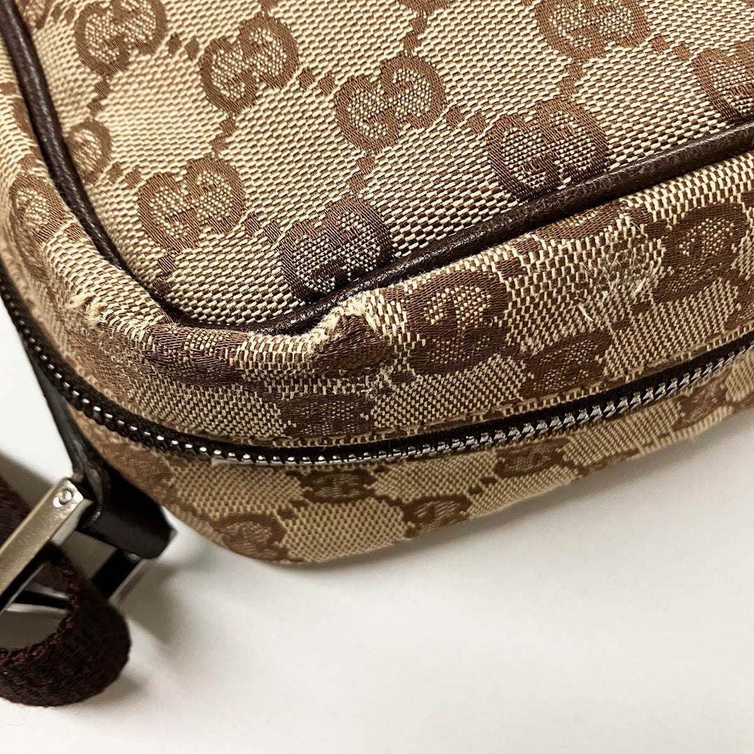 GUCCI グッチ 
 03136 ショルダーバッグ 
GGキャンバス ブラウン