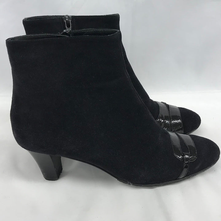 『USED』 
Salvatore Ferragamo フェラガモ 
 25.5cm YBH01465 ブーツ 
スウェード/レザー  ブラック系