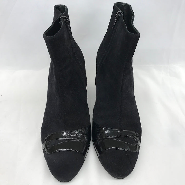『USED』 
Salvatore Ferragamo フェラガモ 
 25.5cm YBH01465 ブーツ 
スウェード/レザー  ブラック系