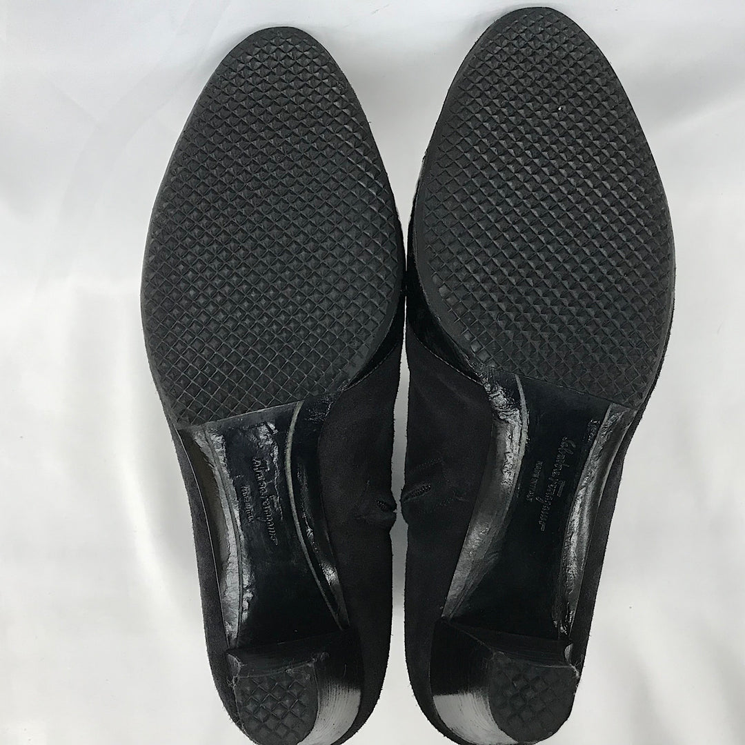 『USED』 
Salvatore Ferragamo フェラガモ 
 25.5cm YBH01465 ブーツ 
スウェード/レザー  ブラック系
