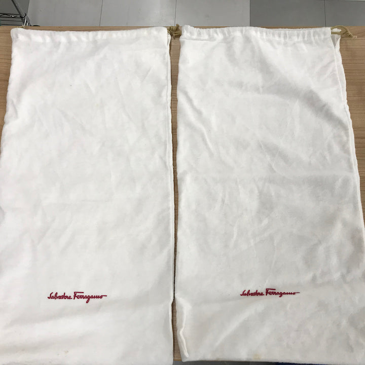 『USED』 
Salvatore Ferragamo フェラガモ 
 25.5cm YBH01465 ブーツ 
スウェード/レザー  ブラック系