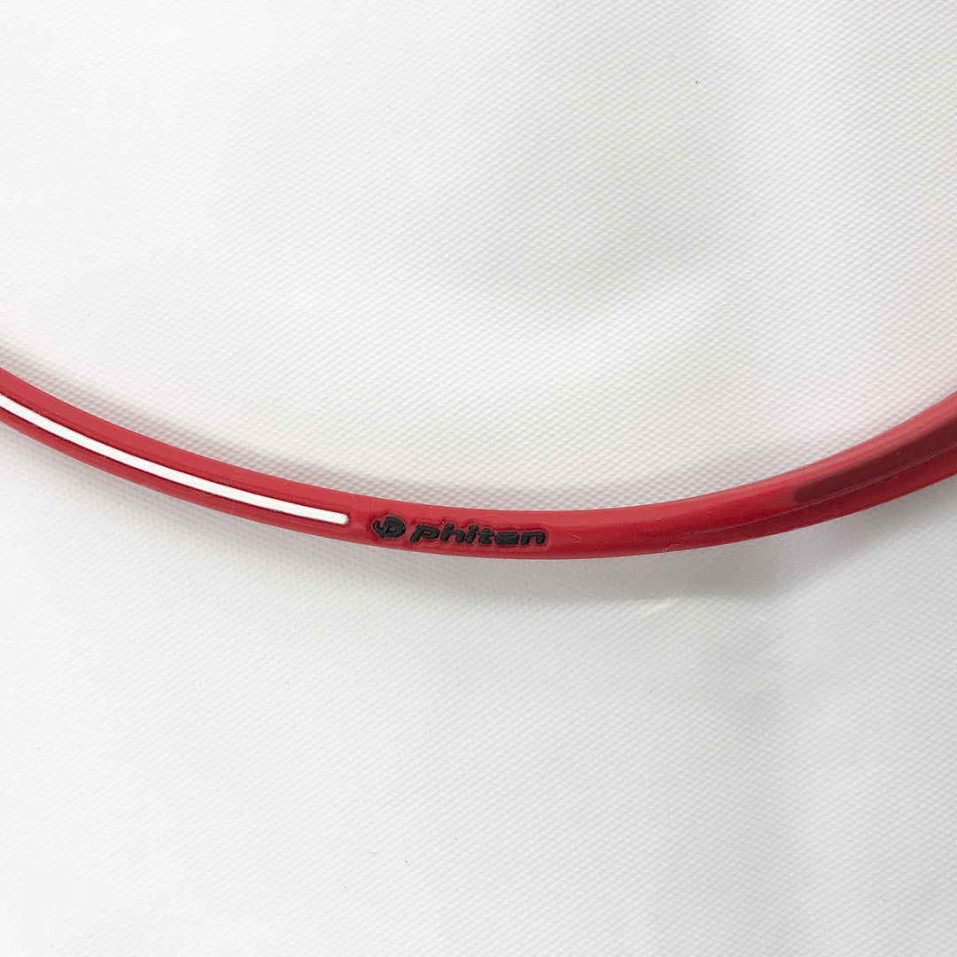 『USED』 
 
 Phiten ファイテン RAKUWA ネック EXTREME ツイスト ネックレス その他アクセサリー 
シリコン/チタン  レッド系