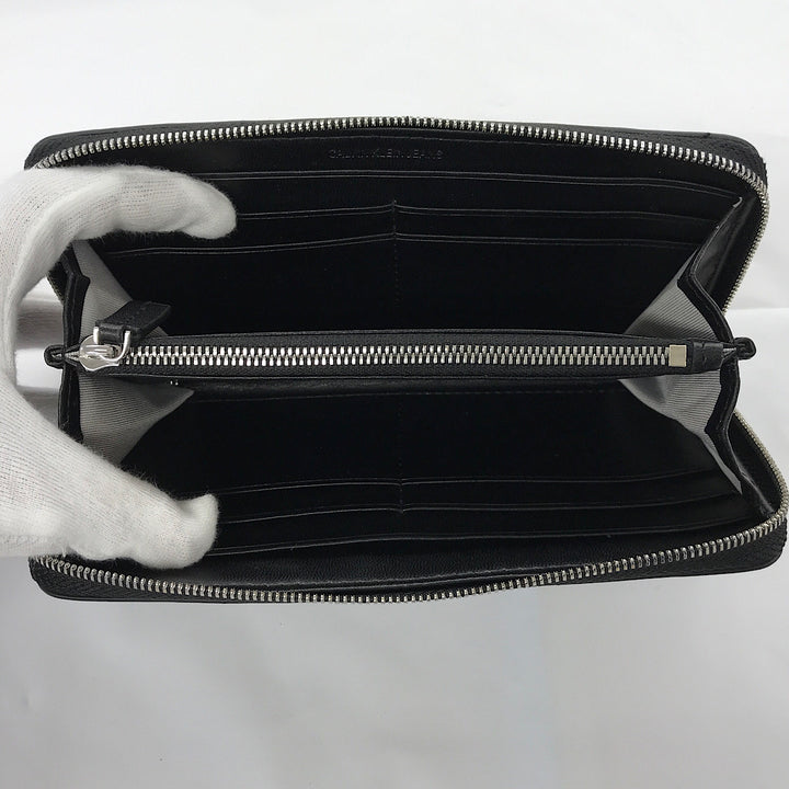 『USED』 
Calvin klein Jeans カルバンクラインジーンズ 
 財布 長財布 
ポリウレタン ブラック