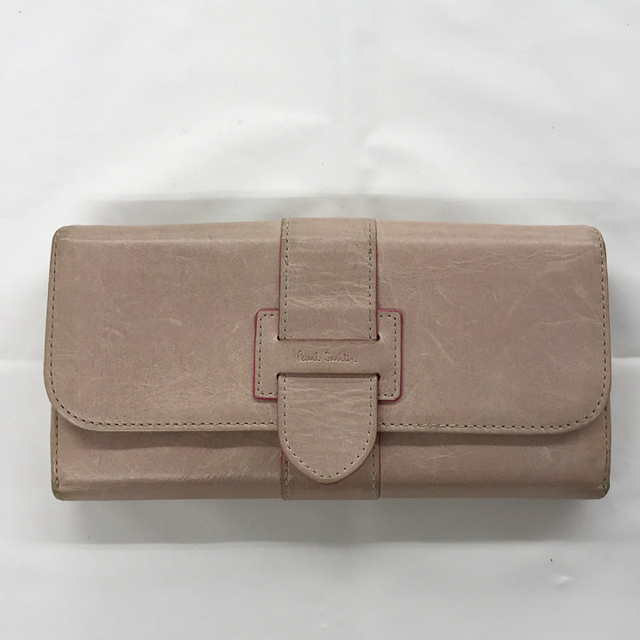 『USED』 
Paul Smith ポール・スミス 
 財布 長財布 
本革 ピンク系