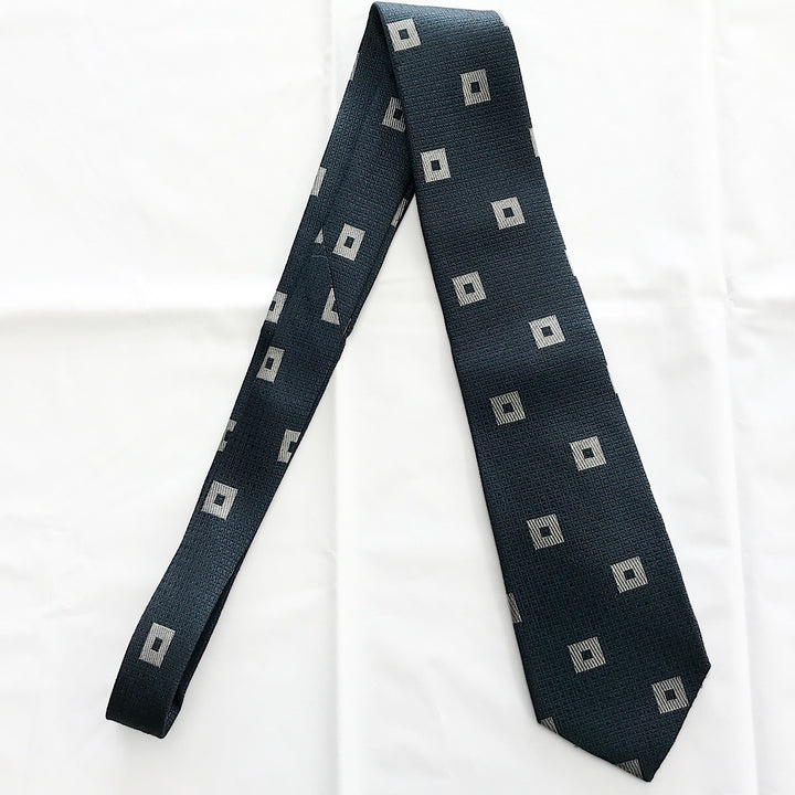 『USED』 
Christian Dior クリスチャンディオール 
 ネクタイ 
シルク ネイビー系