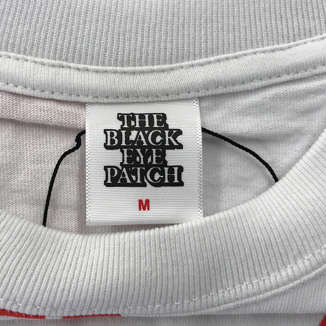 『未使用品』 
 
 THE BLACK EYE PATCH 取扱注意 HANDALE WITH ALL OVER TEE サイズM 半袖Ｔシャツ 
コットン