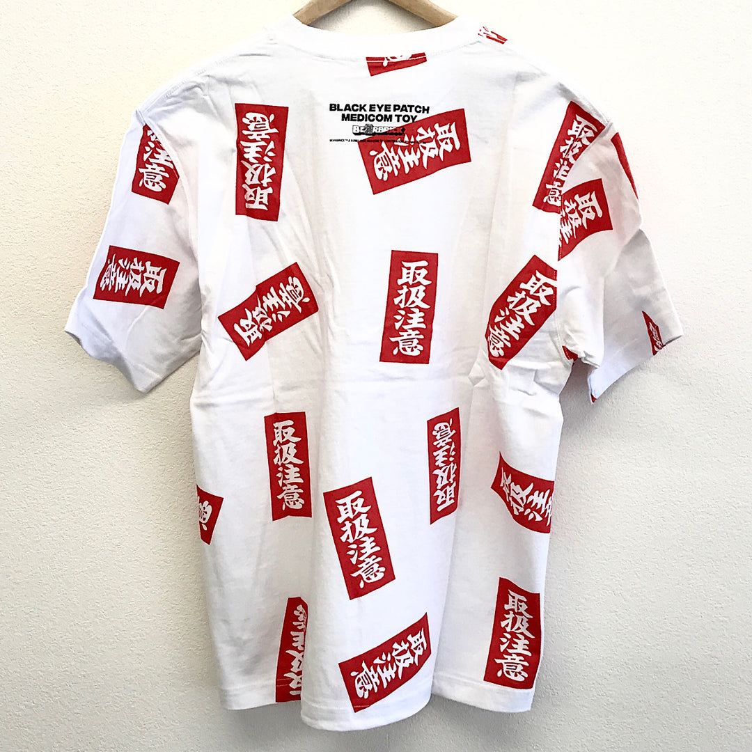 『未使用品』 
 
 THE BLACK EYE PATCH 取扱注意 HANDALE WITH ALL OVER TEE サイズM 半袖Ｔシャツ 
コットン