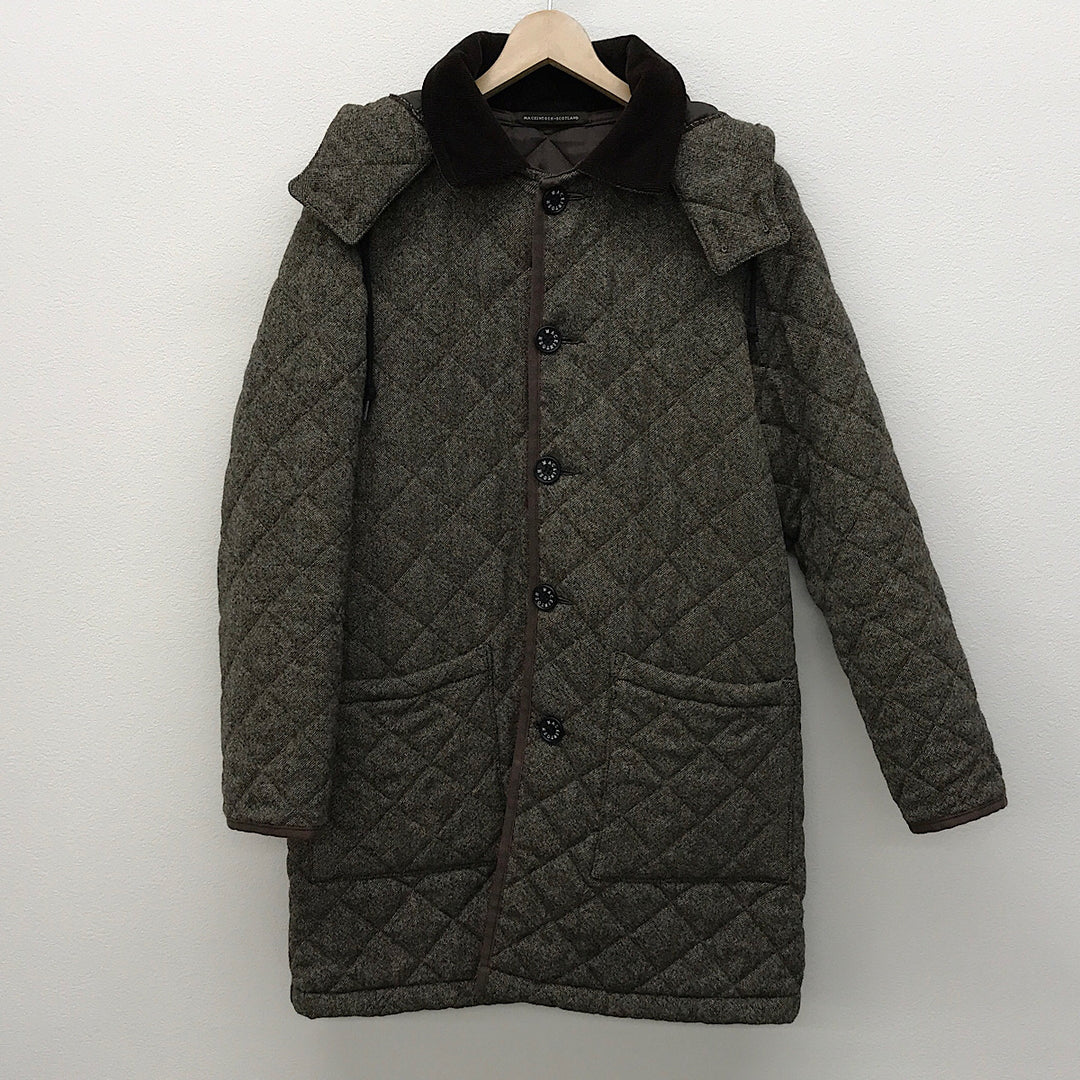 『USED』 
Mackintosh マッキントッシュ 
 ウールキルティングジャケットフード付き コート 
ウール/ポリエステル  /コーデュロイ ブラウン系