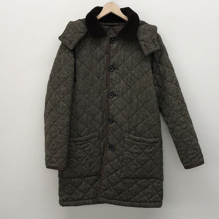 『USED』 
Mackintosh マッキントッシュ 
 ウールキルティングジャケットフード付き コート 
ウール/ポリエステル  /コーデュロイ ブラウン系