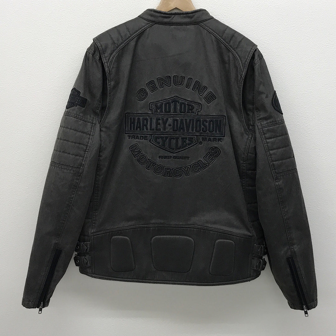 『USED』 
HARLEY DAVIDSON ハーレーダビッドソン 
 デニムジャケット パーカー付 98549-14UM その他アウター 
コットン/ポリエステル  /ポリウレタン ブラック/グレー系