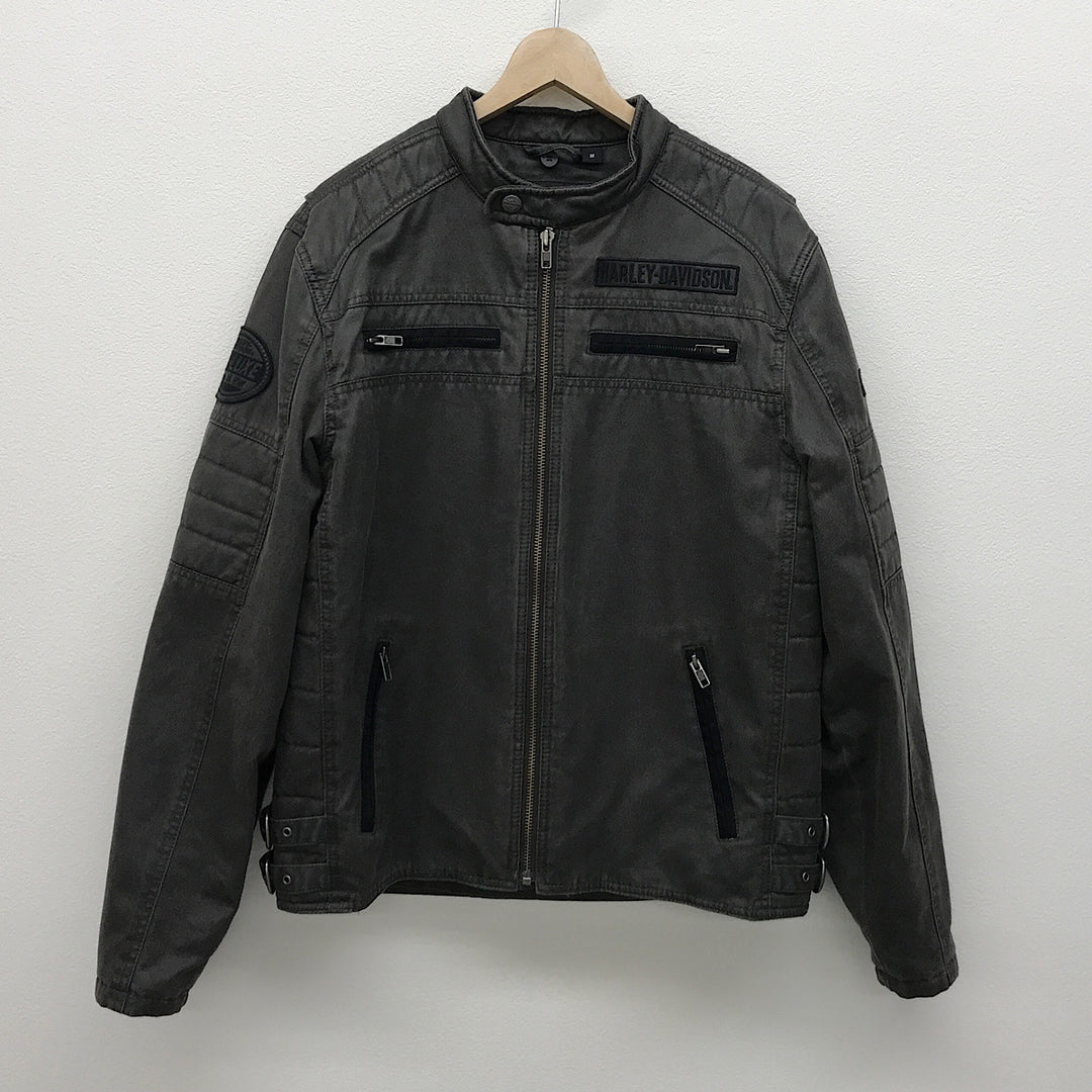 『USED』 
HARLEY DAVIDSON ハーレーダビッドソン 
 デニムジャケット パーカー付 98549-14UM その他アウター 
コットン/ポリエステル  /ポリウレタン ブラック/グレー系