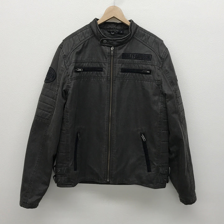 『USED』 
HARLEY DAVIDSON ハーレーダビッドソン 
 デニムジャケット パーカー付 98549-14UM その他アウター 
コットン/ポリエステル  /ポリウレタン ブラック/グレー系