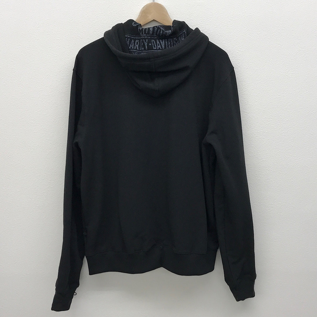 『USED』 
HARLEY DAVIDSON ハーレーダビッドソン 
 デニムジャケット パーカー付 98549-14UM その他アウター 
コットン/ポリエステル  /ポリウレタン ブラック/グレー系
