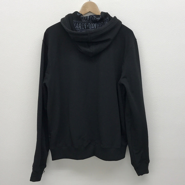 『USED』 
HARLEY DAVIDSON ハーレーダビッドソン 
 デニムジャケット パーカー付 98549-14UM その他アウター 
コットン/ポリエステル  /ポリウレタン ブラック/グレー系
