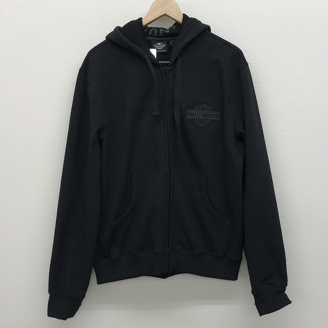 『USED』 
HARLEY DAVIDSON ハーレーダビッドソン 
 デニムジャケット パーカー付 98549-14UM その他アウター 
コットン/ポリエステル  /ポリウレタン ブラック/グレー系