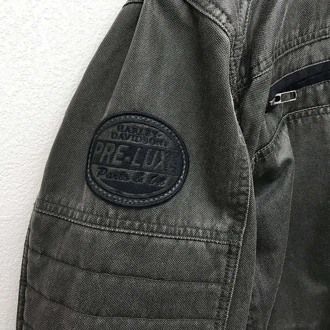 『USED』 
HARLEY DAVIDSON ハーレーダビッドソン 
 デニムジャケット パーカー付 98549-14UM その他アウター 
コットン/ポリエステル  /ポリウレタン ブラック/グレー系